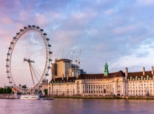 london eye in waterloo